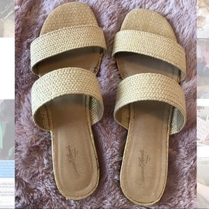 Woven Slide Sandals